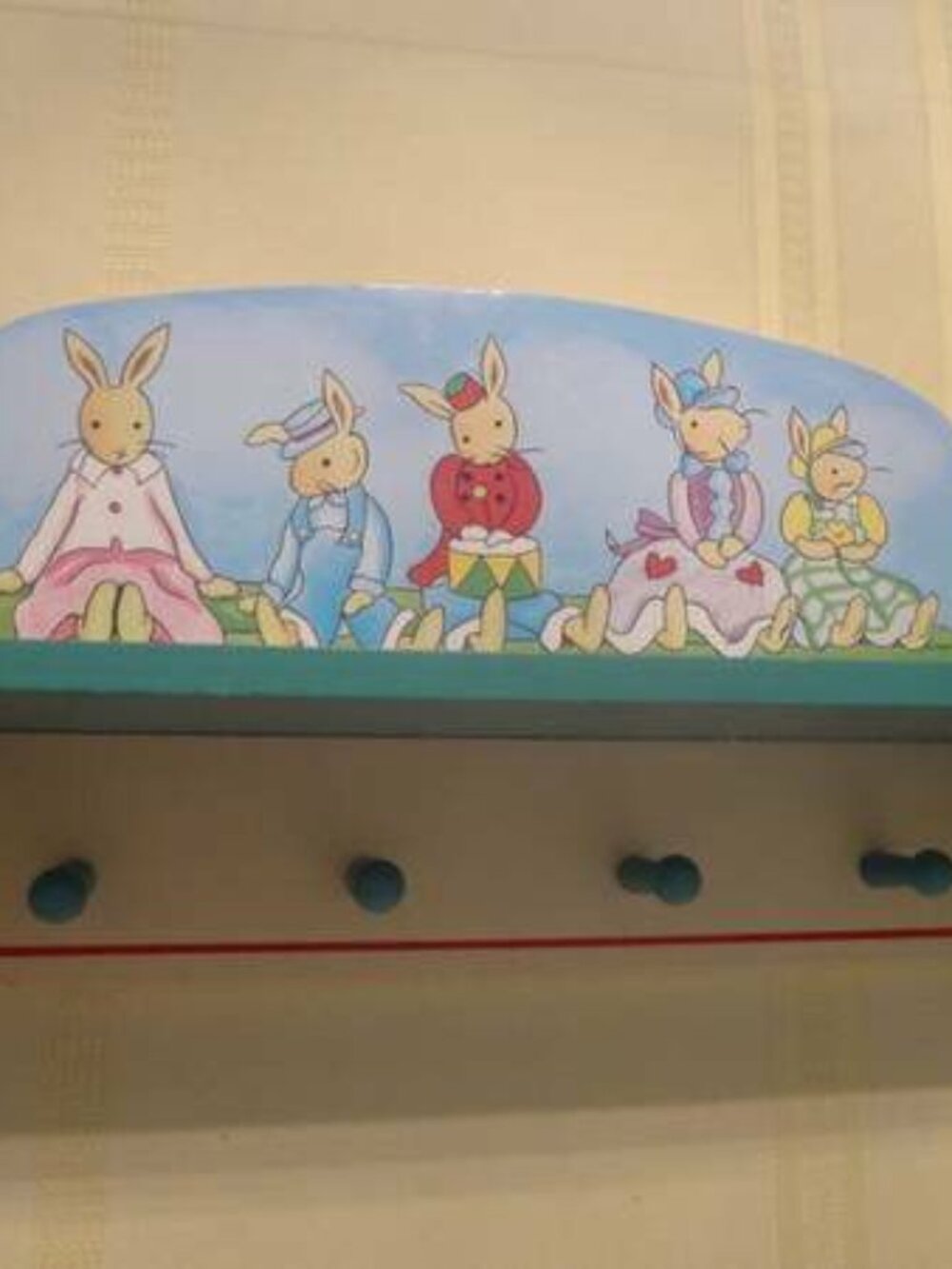 Peter Rabbit Bunnykins Wall Shelf - Picture 1 of 3